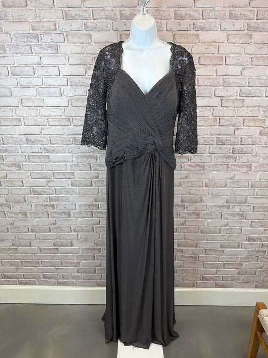 La Femme Dress – La Femme Dress, Grey, 10, New With Tags