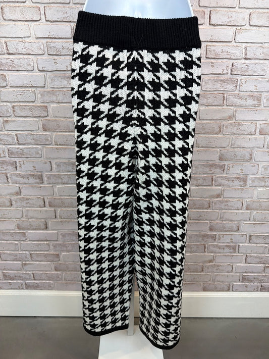 NY&C Sweatpants, Black/white houndstooth, Medium, Used - Excellent