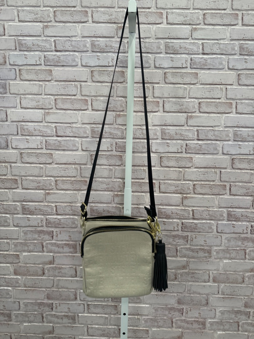 Steve Madden Crossbody, Beige/black, One Size, Used - Good