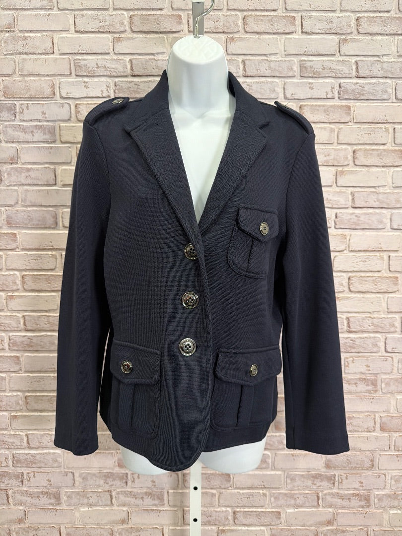 Talbots Blazer, Navy, Large, Used - Good