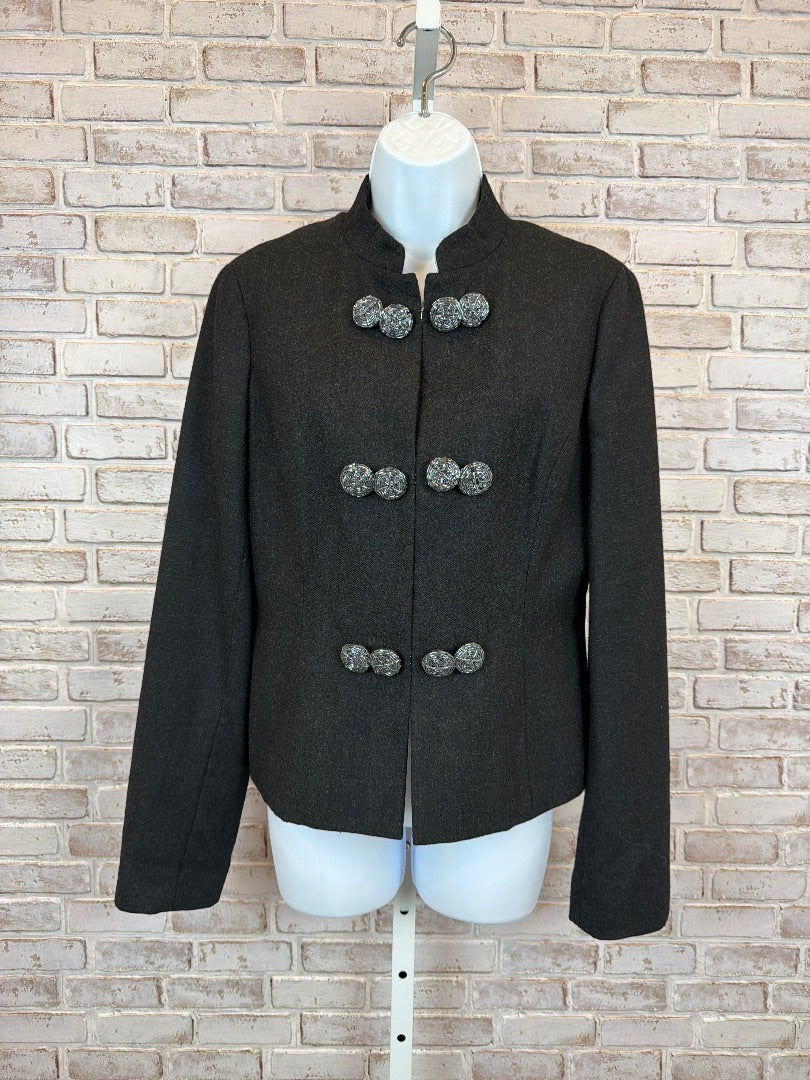 Tory Burch Wool Blazer, Dark grey, 8, Used - Good