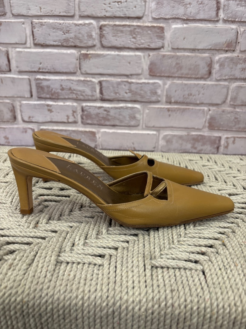 Ralph Lauren Heels, Beige, 6, Used - Fair