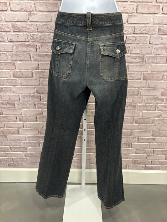 Ann Taylor Jeans, Grey denim, 8, Used - Good