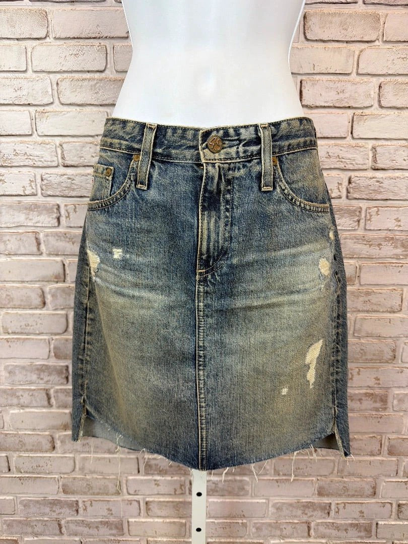 Adriano Goldschmied Bottom - Skirt – Adriano Goldschmied Denim Skirt, Denim, 27, Used - Excellent