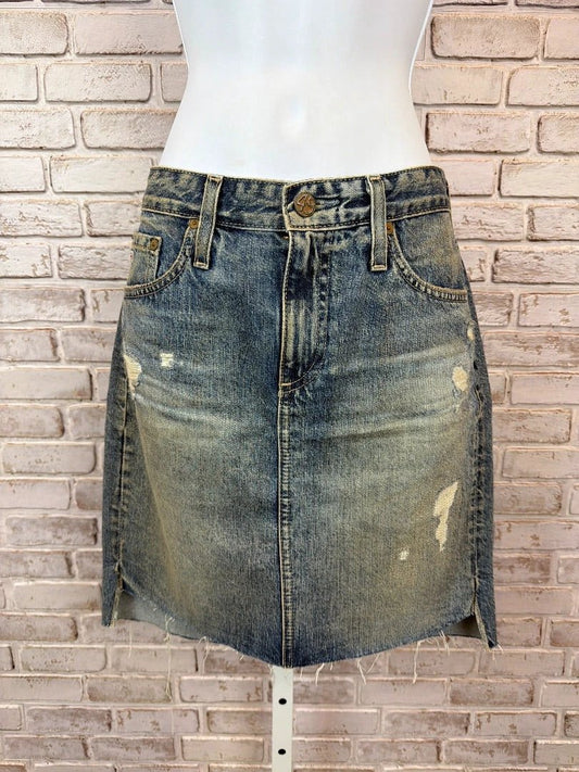 Adriano Goldschmied Bottom - Skirt – Adriano Goldschmied Denim Skirt, Denim, 27, Used - Excellent