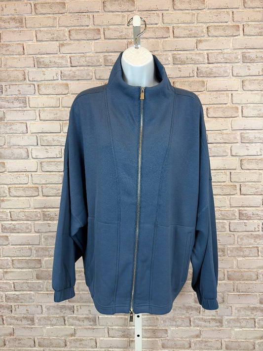 Liverpool Zip up sweatshirt, Blue, XL, New With Tags