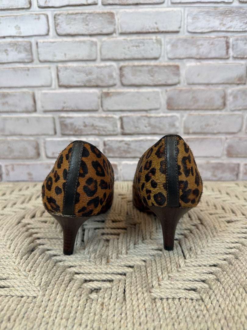 Clarks Heels, Leopard, 7, Used - Excellent