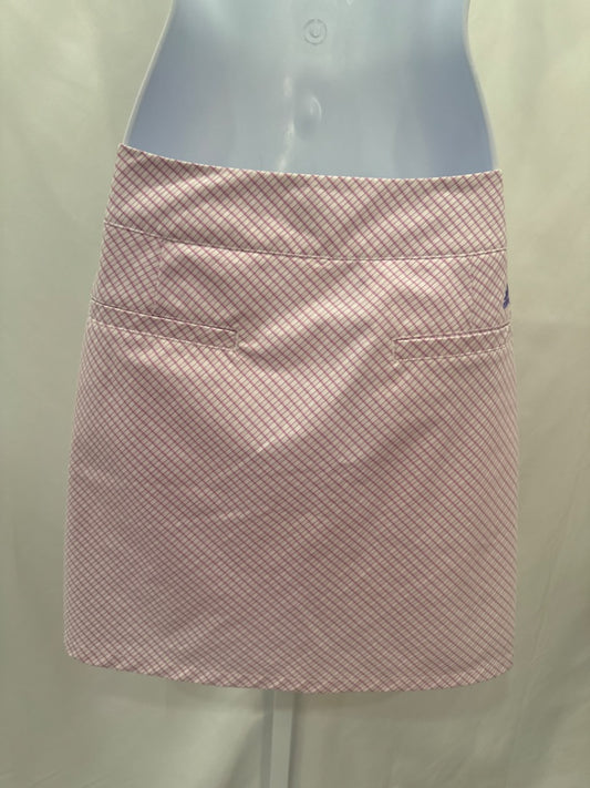Adidas Skort, Pink plaid, Large