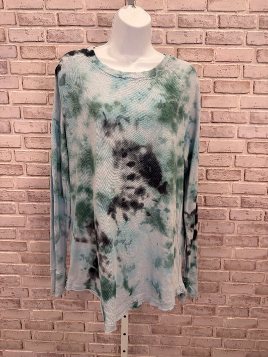 We the Free Sweater, Blue/green tie dye, XS, Used - Good