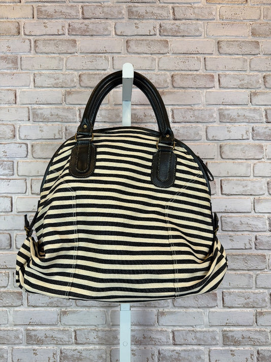 Fred & Basha Handbag, Black/tan stripes, One Size, Used - Good