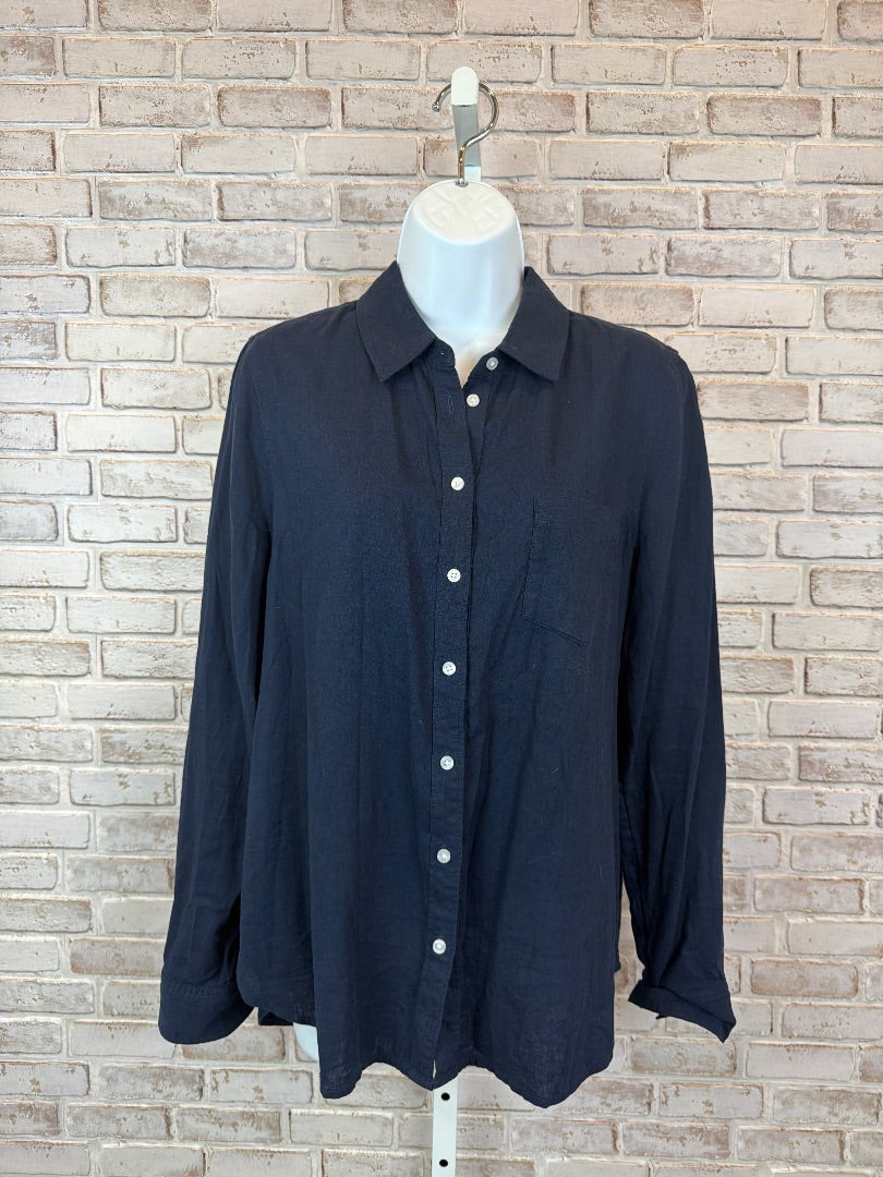 Caslon Shirt, Navy, Medium, Used - Good