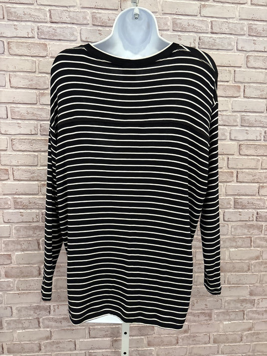 Cabi Sweater, Black/white stripes, XXS, Used - Good