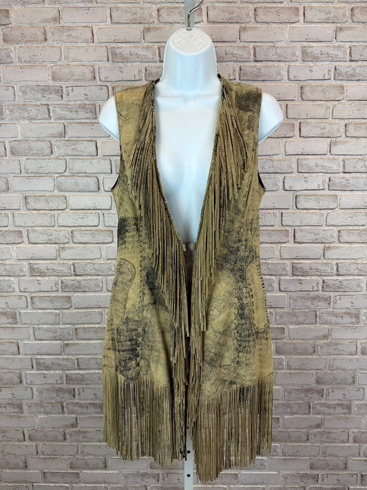 Tribe America Vest, Tan, Small, Used - Good