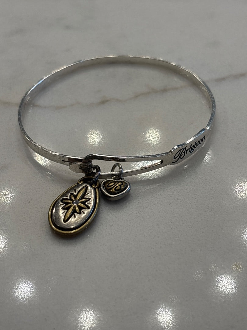 Brighton Bracelet, Silver, One Size, Used - Good