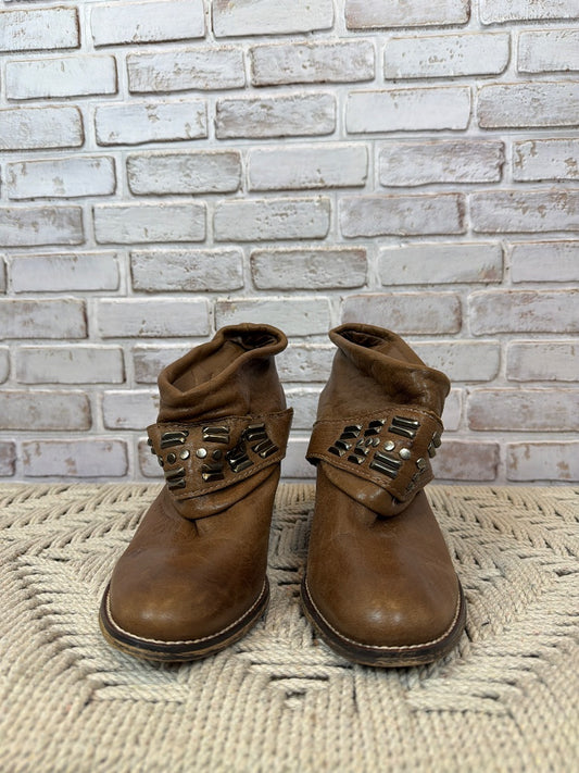 Zara Booties, Brown, 38, Used - Excellent