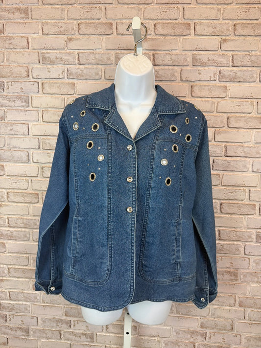 Tia Jacket, Denim, Small, Used - Excellent