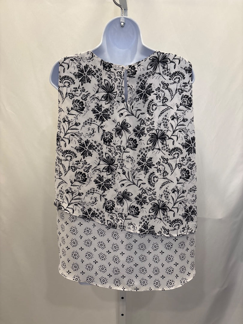 Zac & Rachel Shirt, White/black, Medium