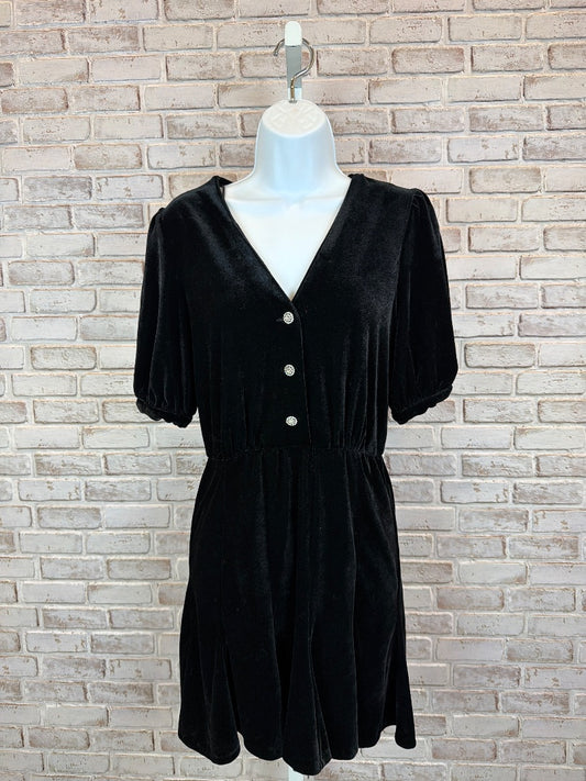 Zara Dress, black velvet, Small, Used - Good