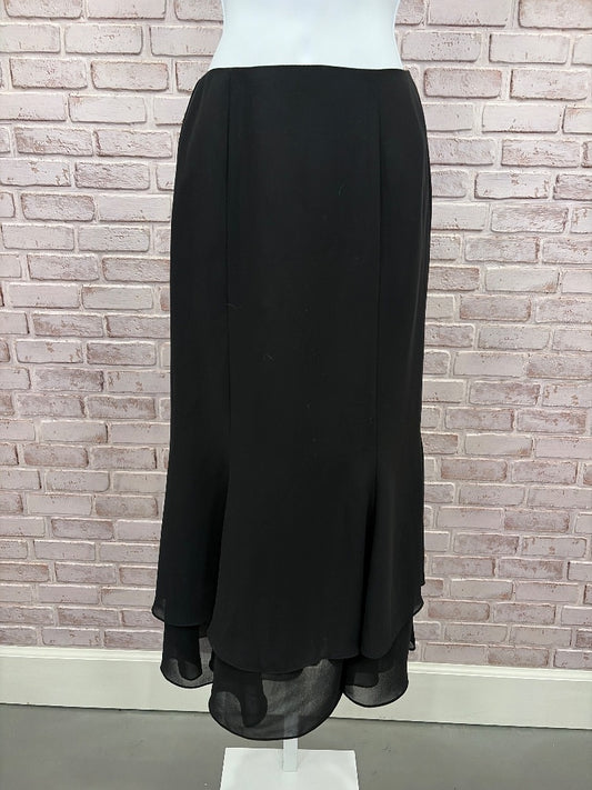 Adrianna Papell Skirt, Black, 2, Used - Good