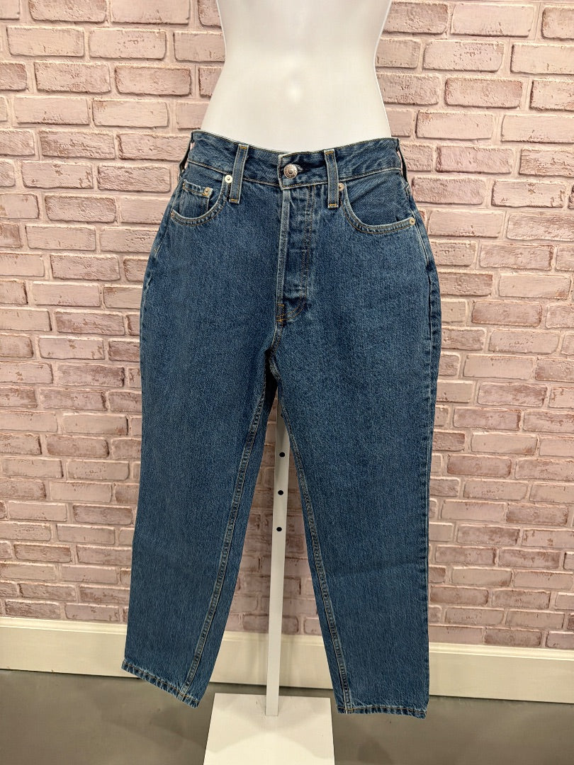 Everlane The Curvy 90s Cheeky Straight Jeans, Denim, 27, New With Tags