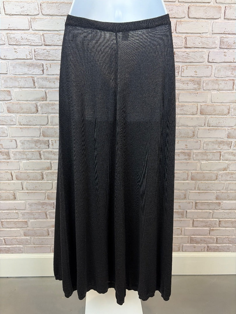 Various Wool Skirt, Black, Large, Used - Excellent