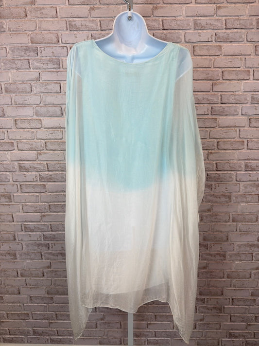 Made In Italy Shirt – White/Blue – Excellent Condition