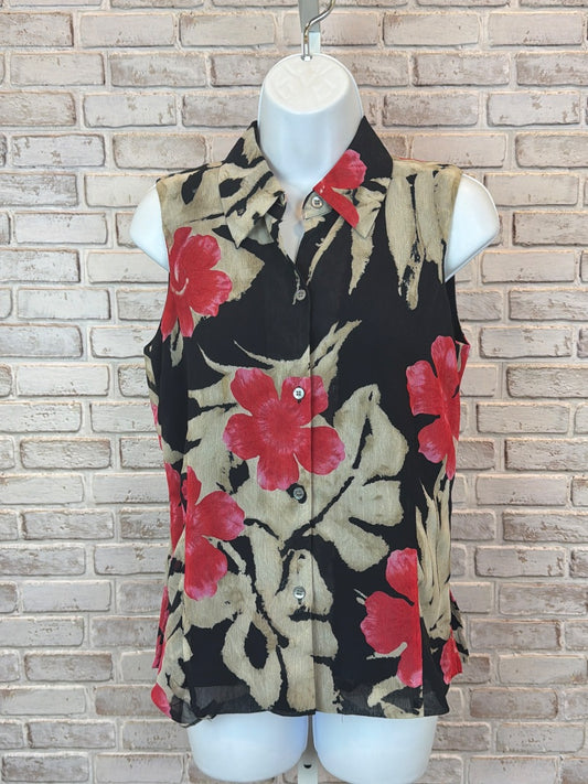 Liz Claiborne Shirt – Multi, Size 4 – Good Condition