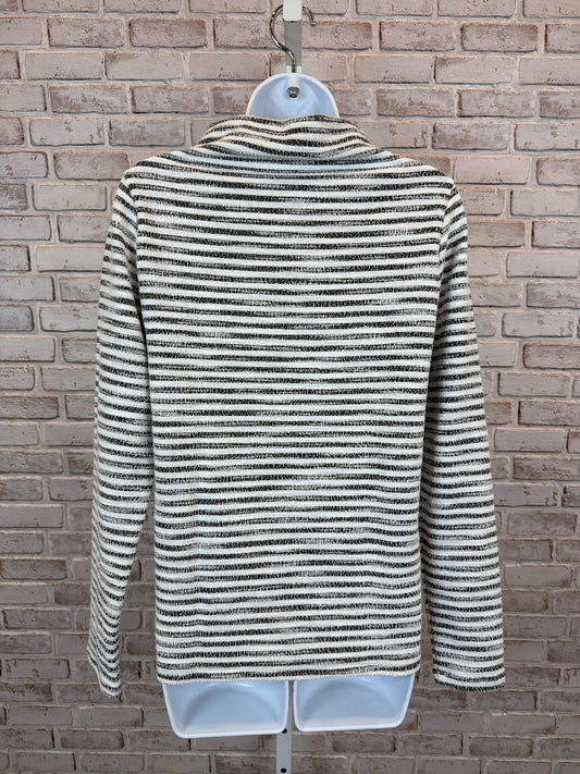 Ann Taylor Sweater, Black/white stripes, XS, Used - Excellent