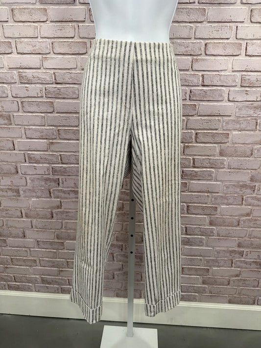 Insight Pants, white/grey stripes, 10, Used - Good