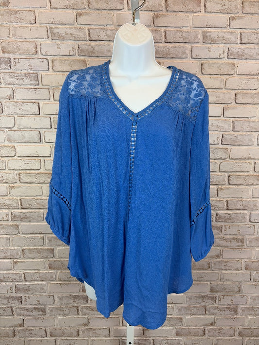 Studio JPR Shirt, Blue, Small, Used - Good