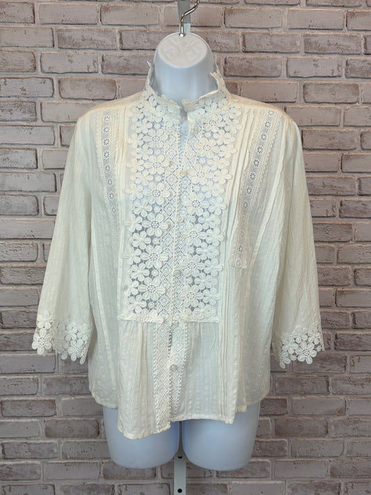 POL Shirt – White, Size Small – Excellent Condition