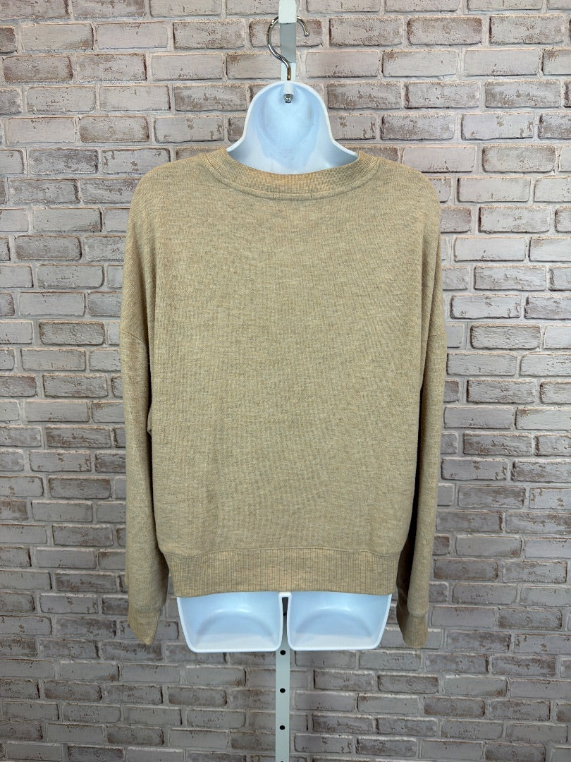 Z Supply “Champagne Is The Answer” Sweater, Beige, Medium, Used - Good