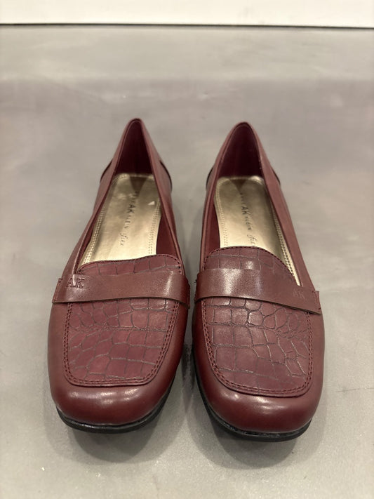 Anne Klein Loafers, Maroon, 9.5, Used - Good