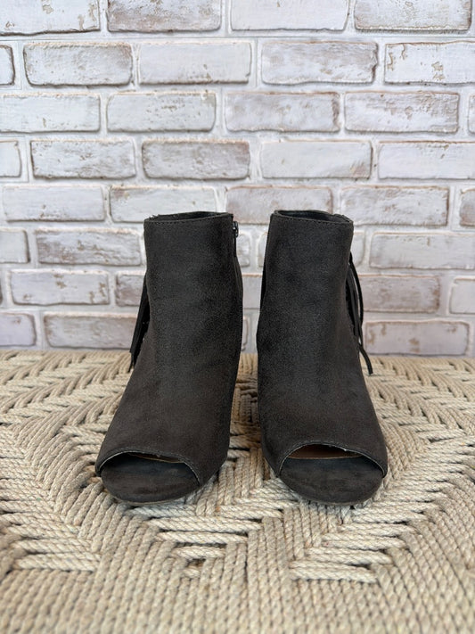 indigo rd Booties, Charcoal grey, 7, Used - Excellent