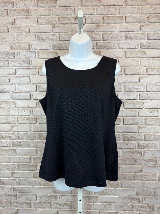 Banana Republic Tank, Navy polka sots, 14, Used - Good