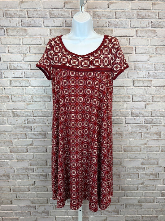 Max Studio Dress, Red multi, Medium, Used - Excellent