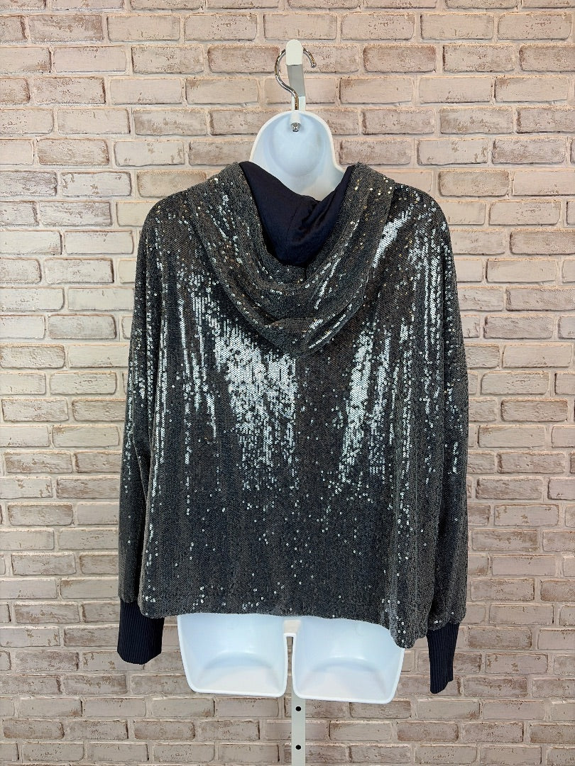 9-H15 StCL Sweatshirt, Navy sequin, Large, Used - Good