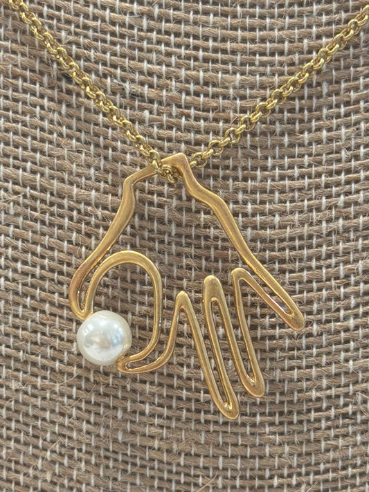 Madewell Necklace, Gold, One Size, New With Tags