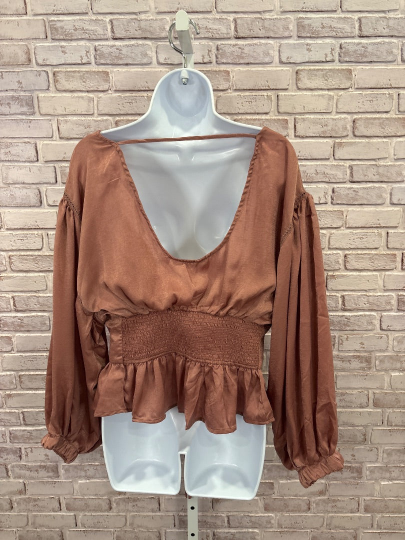 The Clothing Co Shirt, Rust, Medium, Used - Good