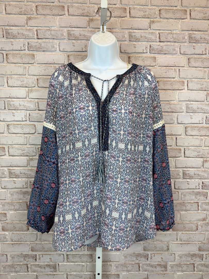 Vintage America Top - Shirt – Vintage America Shirt, Multi, Medium, Used - Excellent