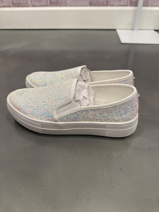 Fever Sole Sneakers, Silver, 7.5, Brand New