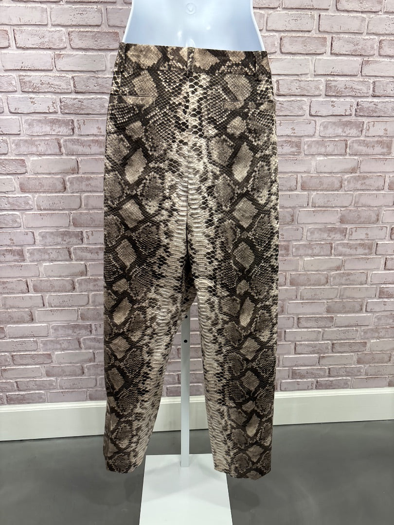 Michael Kors Pants, Brown Snakeskin, 16, Used - Good