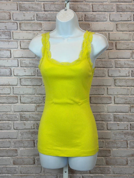 Apt 9 Sleeveless Tank Top – Yellow, XS – Excellent Condition