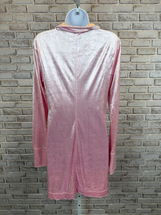Free People Velvet Dress, Pink, Medium, Used - Excellent