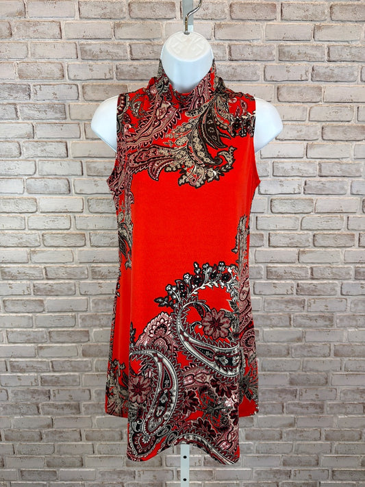 Melissa Paige Tunic, Red multi, Small, Used - Good