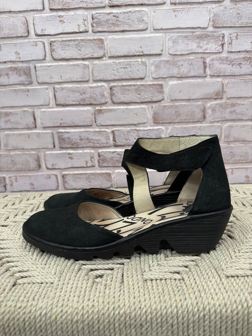 Fly London Sandals, Black, 39, Used - Good