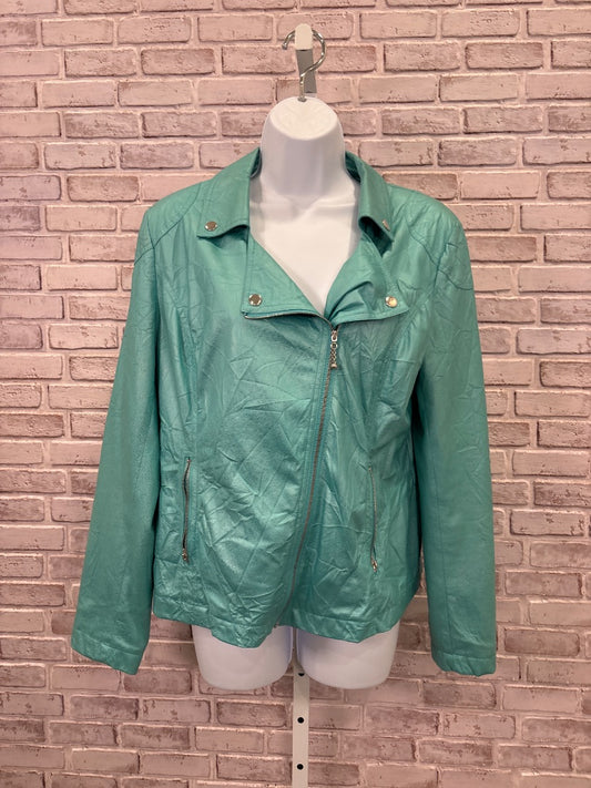 Lana Lee Jacket, Teal, Medium, Used - Good