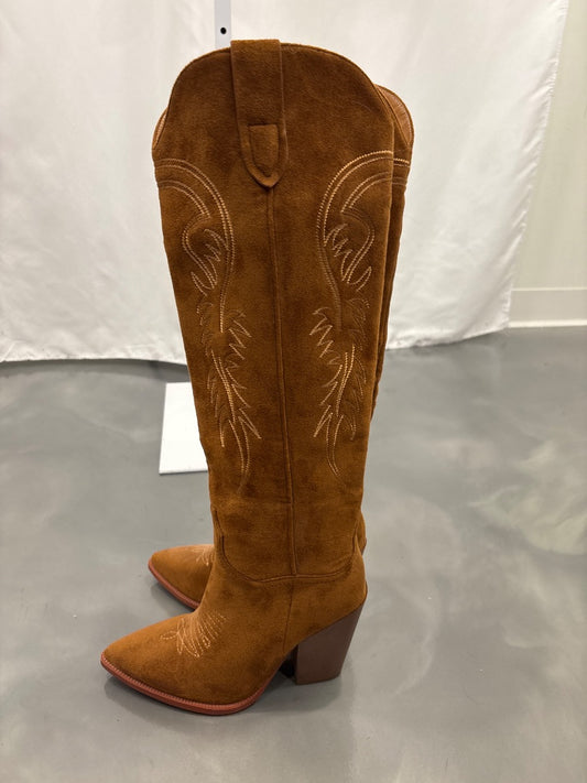 Isnom Cowgirl boots, Brown, 6, Used - Excellent