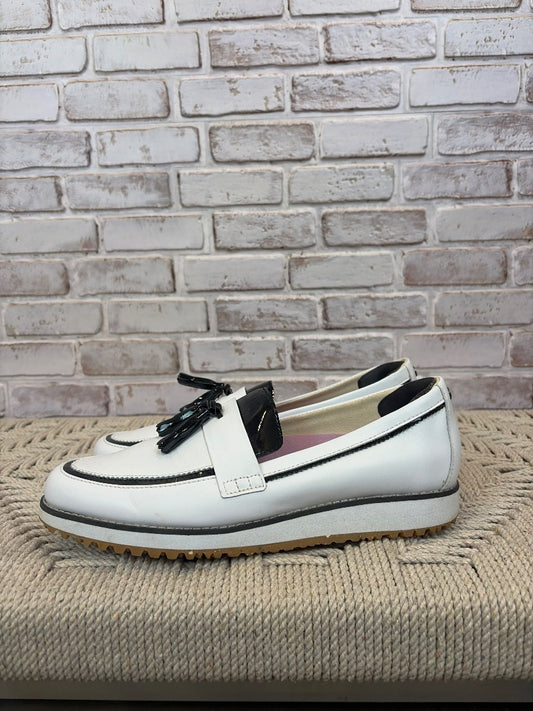 Various Loafers, White/black, 9, Used - Good
