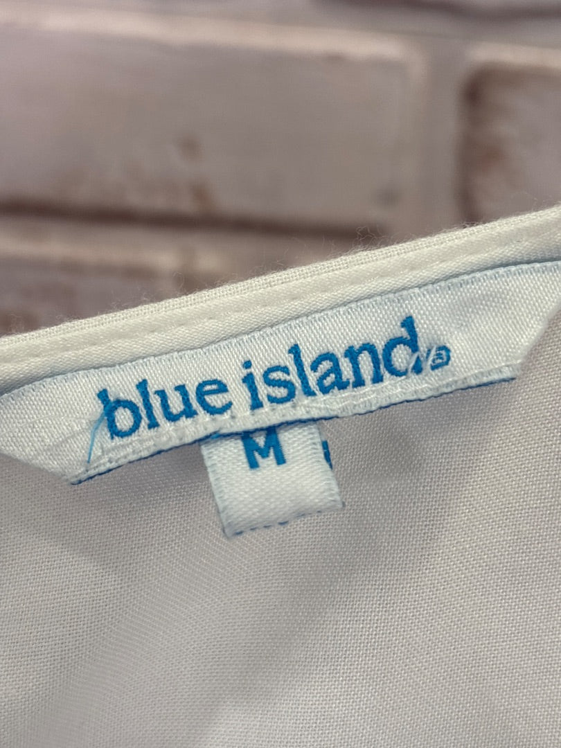Blue island Coverup, White, Medium, Used - Good
